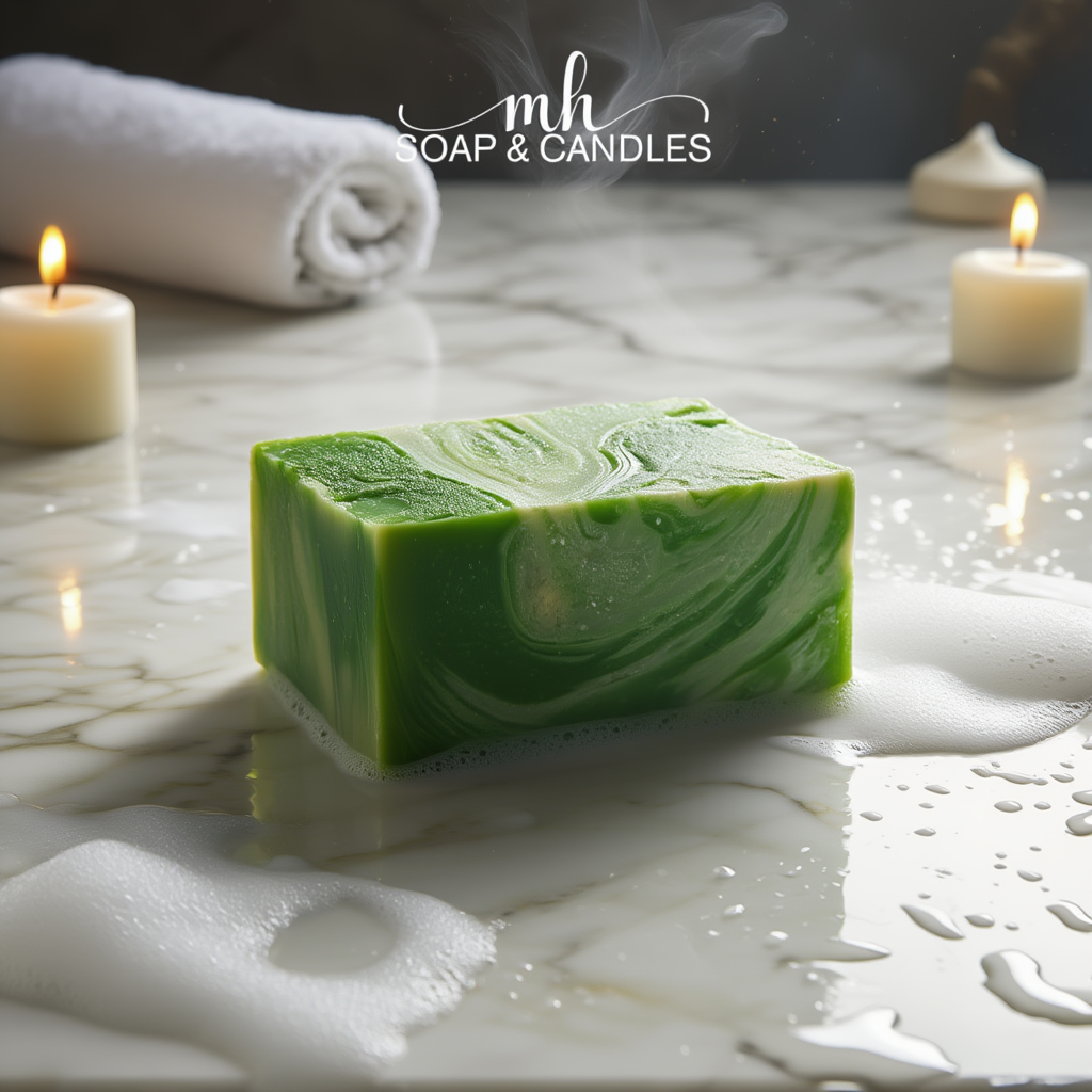 Clay & Shea Fresh Mint Bar Soap